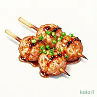 つくね串の炙り焼