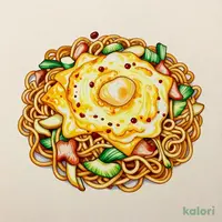 とろーりチーズのオムそば