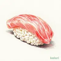 びんちょうまぐろ １貫