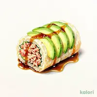 Minced Tuna & Avocado Fresh Tofu Skin Spring Roll