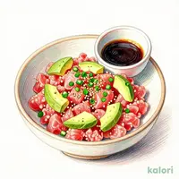まぐろたたきアボカド刺し