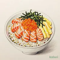 サーモンといくらのはらこ飯風