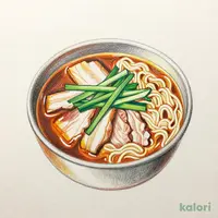 Chive and Pork Hot Pot with Ramen Noodles