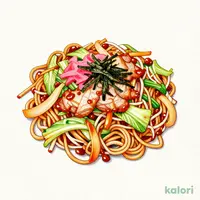 バラ焼きそば