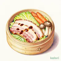 Steamed Sangenton Pork and Colorful Vegetables Shabu-Shabu