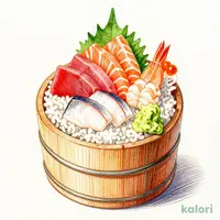 桶盛り海鮮丼