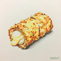 比叡生湯葉とモッツァレラチーズの天ぷら