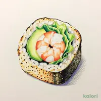 海老とアボカドのサラダ巻 １本