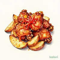 紅生姜唐揚げ＆ポテト