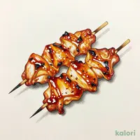 鶏もも串 たれ（２本）