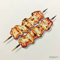 Chicken Skin Skewers, Salt (2 pcs)