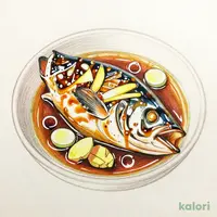 Simmered Sea Bream Head
