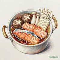 Four-Mushroom and Autumn Salmon Dashi Hot Pot