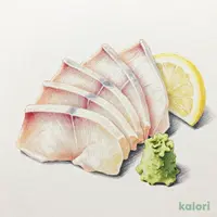 ひらめの薄造り