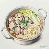 もつ鍋（〆のラーメンセット）