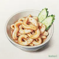 酒の肴 貝ひもの酢味噌掛け