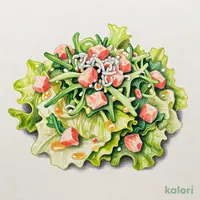 鮭フレークとしらすの和風サラダ