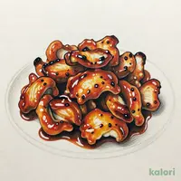 鶏皮タレ焼