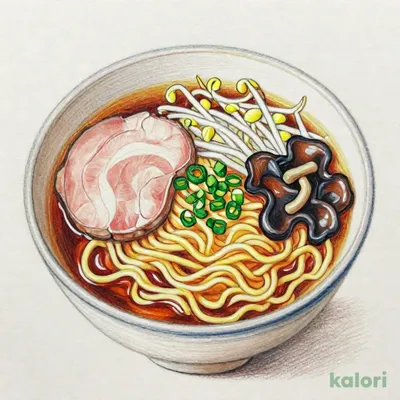 いそのかづお監修　札幌ブラック醤油ラーメン