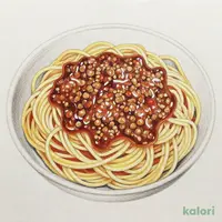 じっくり煮込んだミートパスタ