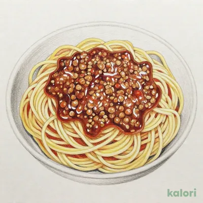 じっくり煮込んだミートパスタ