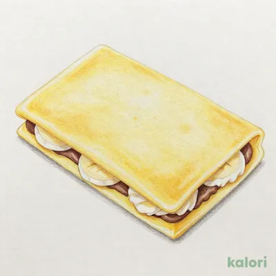 チョコバナナクレープ　チョコクリーム＆ホイップ