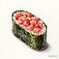 手巻寿司まぐろたたき巻