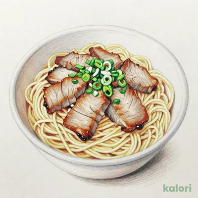 豚トロねぎ盛り塩焼そば