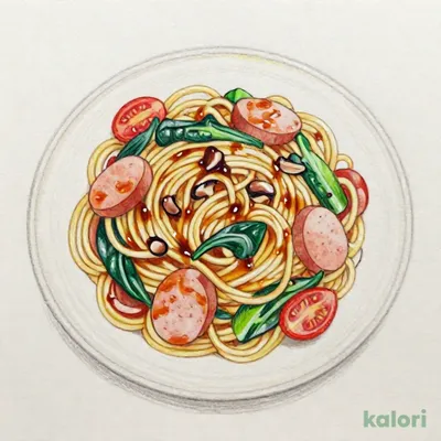 ７プレミアム　香ばし醤油和風パスタ