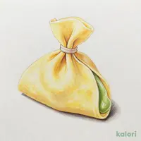 お抹茶巾着クレープ　　東京都産牛乳使用