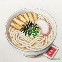 だしが自慢 きざみ揚げとわかめのうどん