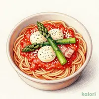 スープに沼る　チーズトマトパスタ