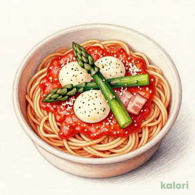 スープに沼る　チーズトマトパスタ