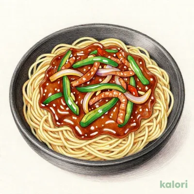 香ばし麺のチンジャオロース焼そば