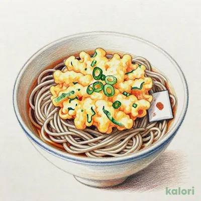 鰹香る旨みつゆ　かき揚げそば