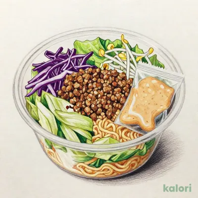 ごま香る担々風ラーメンサラダ