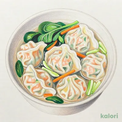 つるっと食感旨塩海老ワンタンスープ