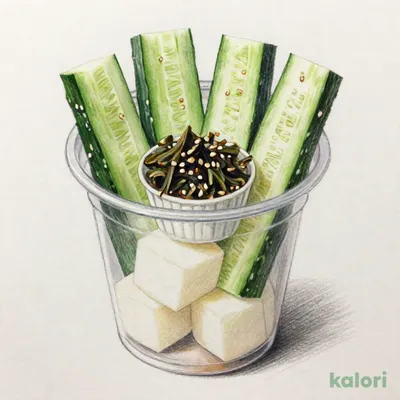 塩昆布で食べる　　　おつまみかぶ胡瓜