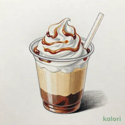 まぜまぜスイーツ　ほうじ茶ラテ　わらびもち入り