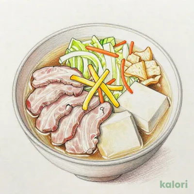 柚子とおだしでたべる野菜豚しゃぶ鍋
