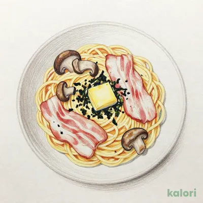 ３種きのこのバター醤油パスタ