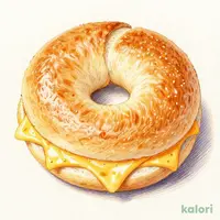 もっちり食感のチーズベーグル