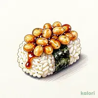 Natto (Fermented Soybean) Hand-Rolled Sushi