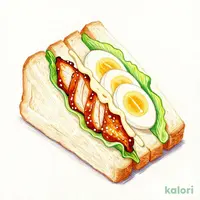 照焼チキンとたまごサンド