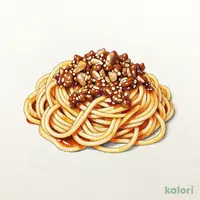肉の旨味とデミグラスのコク　ミートソース