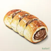 Fluffy Pull-Apart Bread, Chocolate Cream