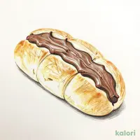 チョコクリームのふわもちちぎりパン