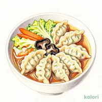 １／３日分の野菜　もっちり餃子の中華スープ