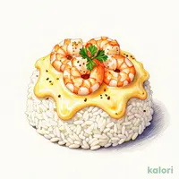 クリーミーソースの海老ドリア