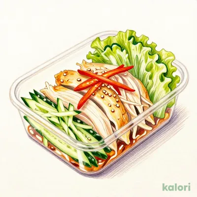 High-Protein Bang Bang Chicken Salad